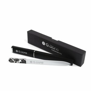 [ stock sale ] glass nails file,G.Liane Professional crystal glass nail file, case attaching, both sides etching ending nail 