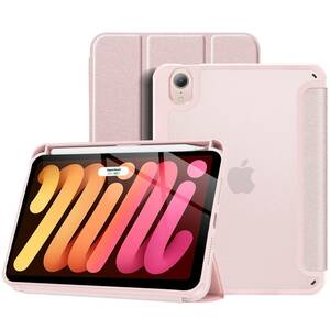 【在庫処分】ProCase iPad Mini6 ケース 2021 ペンホルダー付き 耐衝撃保護ケース 三つ折りスタンド マットバ