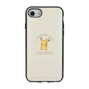 【特価商品】ピカチュウ 対応ケース POKE-765B (4.7インチ) iPhoneSE(第3世代/第2世代)/8/7/6s/6