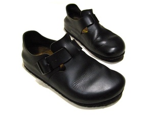 ドイツ製 BIRKENSTOCK ビルケンシュトック 270 黒革 42 レザー London ロンドン