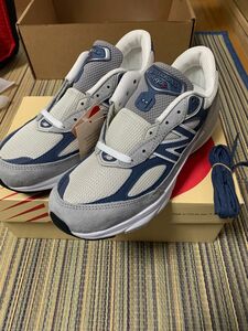 新品未使用 New Balance 990 V6 U990 TC6 GRAY 25.5cm US7.5 ワイズD