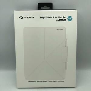 【美品】PITAKA iPad Pro 12.9 ケース タブレットスタンド 磁気吸着/Y13294-X2