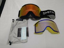 1円　～訳あり　SMITH スミス 　スカッド XL アジアンフィット SMITH SQUAD XL BLU　ゴーグル　スノーボード_画像4