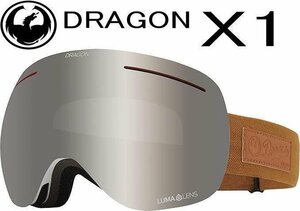 1円　新品 訳あり　DRAGON X1 ドラゴン　Ｘ１　スノーゴーグル