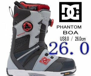 1円　新品　DC ディーシー　DC SHOE ディーシー　PHANTOM　スノーボードブーツ　BOA 26.0CM