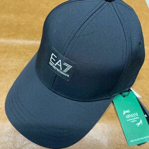 EMPORIO ARMANI エンポリオアルマーニ キャップ 帽子 メンズ 244202 3R100 未使用 Mサイズ EA7 CAP ブラック 黒