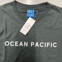 オーシャンパシフィック OCEAN PACIFIC 長袖Tシャツ 未使用 ロンT ドロップショルダー ビッグシルエット メンズ ロゴ_画像2