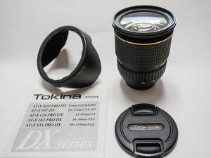 送料無料　Tokina（トキナー）標準ズームレンズ AT-X 165 PRO DX 16-50mm F2.8 (IF) ASPHERICAL ニコン用 APS-C