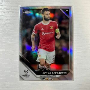 2021-22 Topps Chrome Champions League Bruno Fernandes refractor