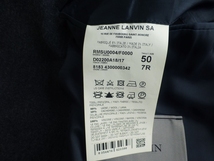 ◆LANVIN スーツ 50R W85 美品 カシミア イタリア製 伊製 グレー ランバン _画像4