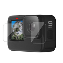 GoPro ゴープロ 11 10 9 用 アクセサリー レンズ ＆ スクリーン 強化 フィルム 3枚 セット 液晶 保護 ガラス 用 プロテクター 全_画像10