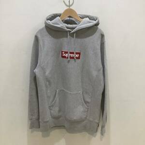 Supreme シュプリーム Box Logo Hooded Sweatshirt ボックスロゴ フーディッドスウェットパーカー グレー M 642665