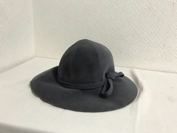 本物エリートシャポーelitechapeau Y.M.Tウールハット帽子ボウシメンズレディースアメカジワークミリタリーグレー