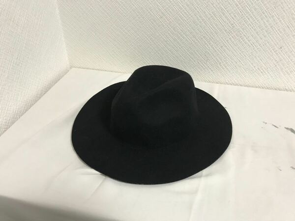 本物グレースハットgracehatsウールハット帽子ボウシメンズレディースサーフアメカジビジネススーツ黒ブラック