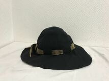 本物グレースハットgracehatsウールリボンデザインハット帽子ボウシメンズレディースサーフアメカジビジネススーツ黒ブラック_画像3