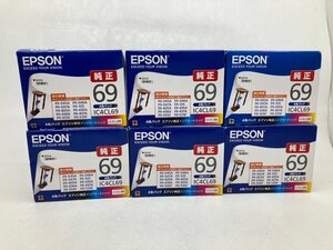 1円スタート【EPSON】6個セット IC4CL69 砂時計 4色パック エプソン 純正 インクカートリッジ 未使用 未開封品 使用期限切 アウトレット