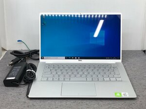 【DELL】Inspiron 7490 Corei7-10510U 16GB SSD512GB NVMe WEBカメラ NVIDIA GeForce MX250 Windows10Pro 14inch FHD 中古ノートPC