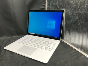 ジャンク【MicroSoft】SurfaceBook 1703 Core i7-6600U 16GB SSD512GB NVMe 13.5インチ Windows10Pro 中古タブレット タッチパネル不良