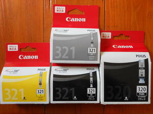 【純正】Canon BCI-321・3色、BCI-320PGBK・1箱、期限切れ