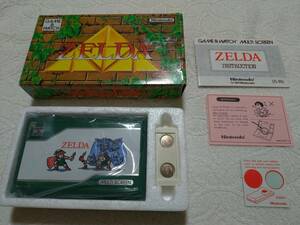 【美品】任天堂ゲームウォッチ　ゼルダ　箱説付★Nintendo GAME&WATCH ZELDA ZL-65