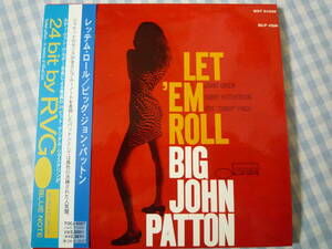 【CD】BIG JOHN PATTON / LET 'EM ROLL　ビッグ・ジョン・パットン　Grant Green Bobby Hutcherson Otis Finch　紙ジャケット　BLUE NOTE