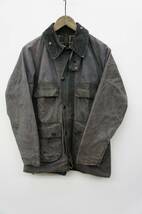 希少 80s Barbour バブアー バブァー BEDALE 4ポケット 3ワラント ビデイル ジャケット ブルゾン ビンテージ サイズ36 803N_画像1