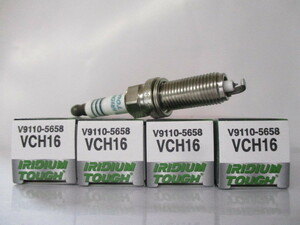 トヨタ ヴォクシー ZRR70G ZRR75G TOYOTA VOXY / デンソー DENSO スパークプラグ イリジウムタフ VCH16 V9110-5658 4本セット!!!!!++++++++