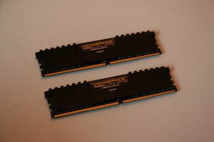 DRAM コルセア Corsair VENGEANCE LPX DDR4-2666MHz 16GB(8GBx2枚組) CMK16GX4M2A2666C16 [S/N:4603-04]