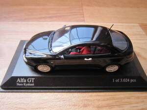 PMA MINICHAMPS 1/43 Alfa GT 2003 黒 ミニチャンプス アルファロメオ アルファ Rosso ミニカー モデルカー Alfa Romeo　Black 未開封