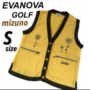 EVANOVA GOLF エバノバ ゴルフ レディース ベスト ミズノ ウェア イエロー系 (b34)