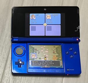 任天堂　NINTENDO ニンテンドー3DS コバルトブルー　本体　オマケ充電器付き