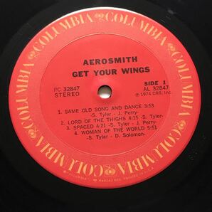 LP US盤 エアロスミス Aerosmith Get Your Wings PC-32847の画像5