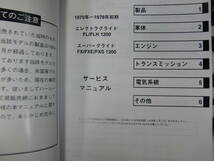 ハーレーダビッドソン純正.日本語サービスマニュアル1970-1978　ショベルモデル（在庫あり（カチナパーツ_画像3