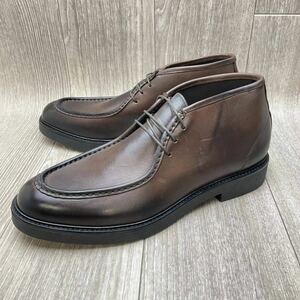 【アウトレット】Orobianco◆ショートブーツ◆ダークブラウン◆サイズ44(27.0〜27.5cm)◆オロビアンコメンズ革靴イタリア製チロリアン