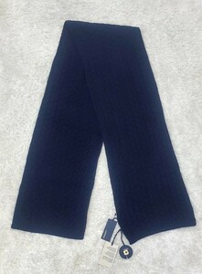 【SALE】 LARDINI ラルディーニ アルパカ マフラー NAVY ￥22,000 IGSC71