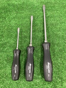 【中古品】Snap-on マイナスドライバー SDD4A/6A/8A ※3本セット　ITUR4FBXWYM0