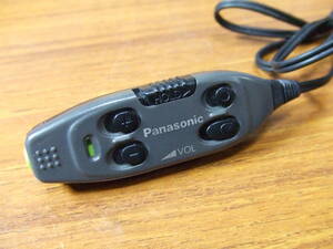 g9 Panasonic/パナソニック　ポータブルカセットプレーヤー用リモコン　リモコンのみ　中古　未確認　現状品