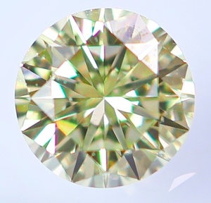 【１００円～】VS2！0.348ｃｔ 天然ダイヤ ライトイエロー（ナチュラルカラー）Very Good！