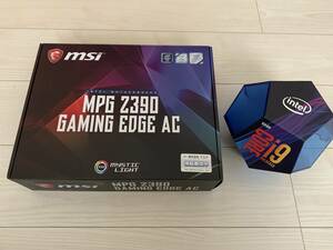 intel i9 9900K ＋ Z390 GAMING EDGE AC 中古