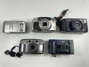 【ジャンク】ペンタックス PENTAX フィルムカメラ ５台セット　ESPIO 80V ESPIO 90MC ESPIO 200 ZOOM 60 DATE SPORT-1