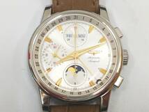 26744 LONGINES ロンジン Conquest L1.642.4 メダリオン ムーンフェイズ ベルト社外 現状動作品 OH・メンテナンスなし_画像2