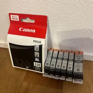 新品未使用品　 キヤノン Canon 純正インク インクカートリッジ BCI-321 BCI-320 ブラック　グレー PGBK