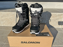 23-24 新品未使用 27cm SALOMON LAUNCH LACE サロモンスノーボードブーツ_画像1