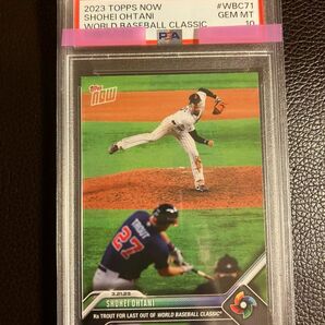 【PSA10】大谷翔平対マイク・トラウト　WBC決勝　Topps now #WBC71 NO1