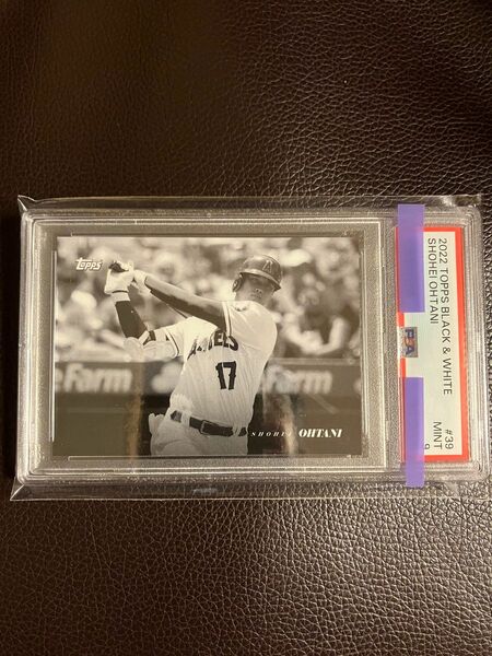 大谷翔平　2022 Topps black&white PSA9 限定品