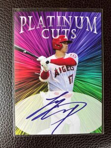 【超希少】大谷翔平　MLB PLATINUM CUTS プリントサインカード1,000枚限定品　NO3