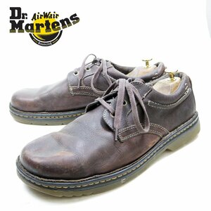 UK12　31cm相当　Dr.Martens　ドクターマーチン　3ホール　本革　ブラウン　BIGサイズ　大きい靴　茶色　/U9692