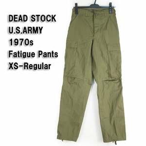 [ dead stock ]1970s US.ARMY Jean grufa tea g pants America army non lip cotton po pudding cargo pants NAM war 