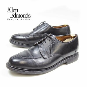 10-3E表記　28cm相当　Allen Edmonds　アレンエドモンズ　Vチップ　アルゴンキン　外羽根　レザー　革靴　ブラック　黒　/U9771