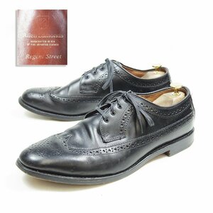 13D表記　31cm相当　Allen Edmonds Regent Street　アレンエドモンズ　リージェントストリート　ロングウィングチップ　レザー　革靴/U9767